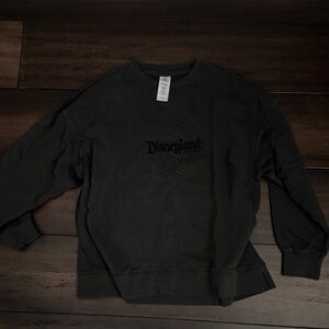 Disney Black Crewneck Men's Sweater